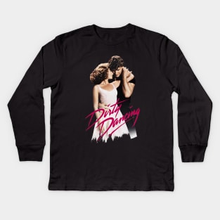 80s Dirty Dancing Movie Kids Long Sleeve T-Shirt